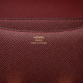 Hermes Constance 18 Handmade Bag in Rouge H Epsom Calfskin
