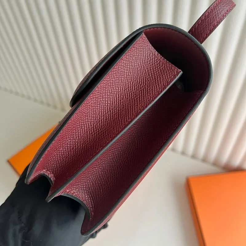 Hermes Constance 18 Handmade Bag in Rouge H Epsom Calfskin