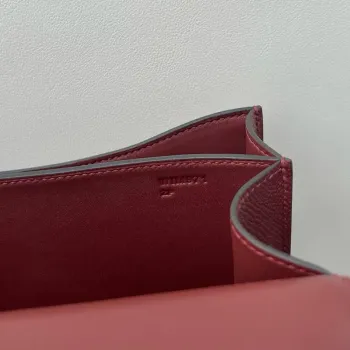 Hermes Constance 18 Handmade Bag in Rouge H Epsom Calfskin