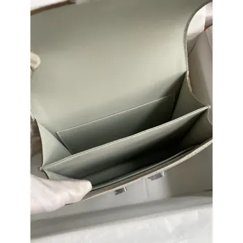 Hermes Constance 18 Handmade Bag in Gris Neve Matte Alligator Leather