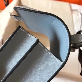 Hermes Mini Constance 18cm Epsom Blue Lin Bag