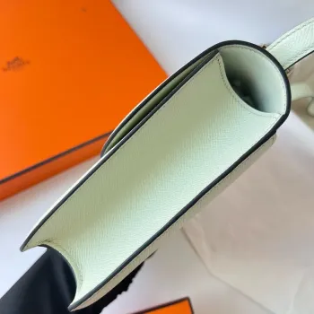 Hermes Constance 1 24 Mirror Bag In Vert Fizz Epsom Calfskin