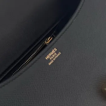 Hermes Constance 1 24 Mirror Bag In Black Epsom Calfskin