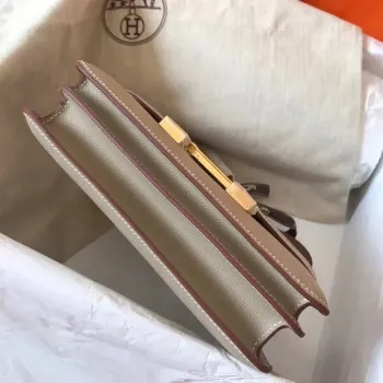 Hermes Epsom Constance 24cm Tourterelle Handmade Bag