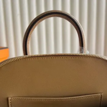 Hermes Bolide 1923 Mini Handmade Bag in Chai Evercolor Calfskin