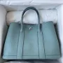 Hermes Garden Party 30 Handmade Bag in Ciel Negonda Leather