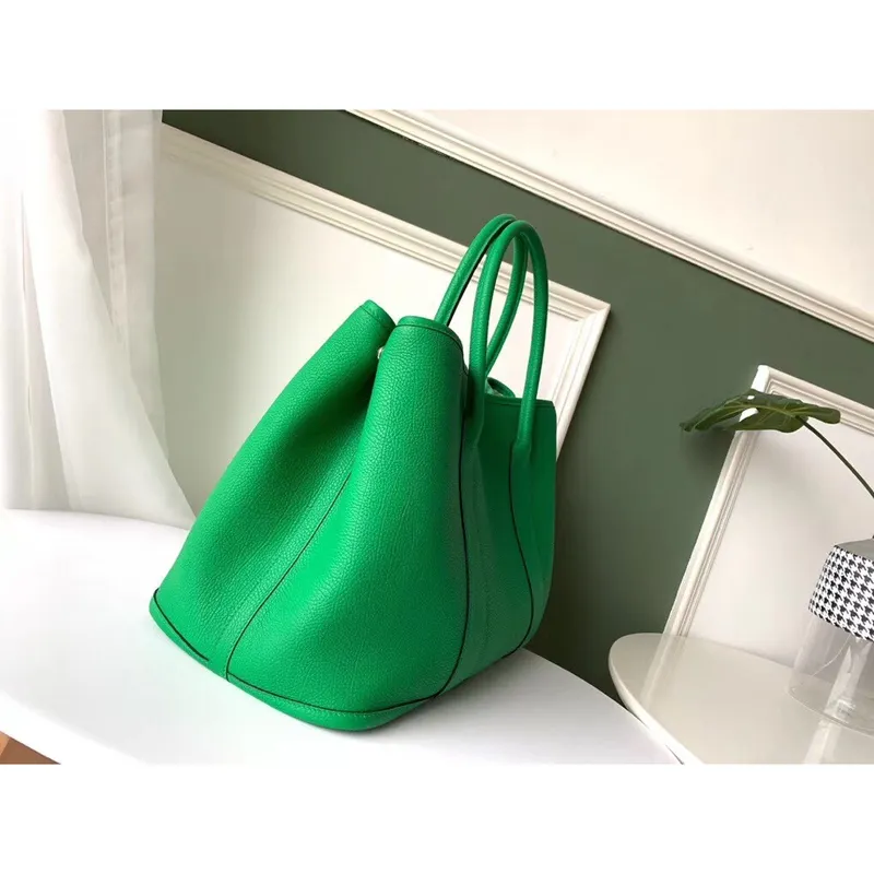 Hermes Bambou Fjord Garden Party 30cm With Printed Lining