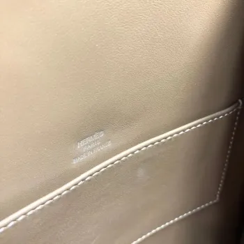 Hermes GR24 Backpack In Taupe Swift Calfskin