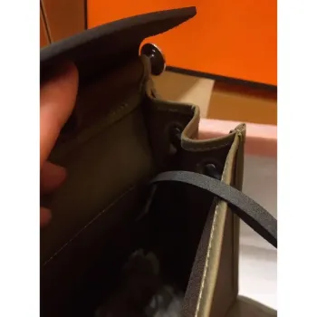 Hermes Herbag Zip 31cm Bag In Black And Taupe