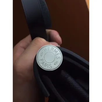 Hermes Herbag Zip 31cm Bag In Black Leather And Toile