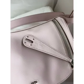 Hermes Lindy 26 Handmade Bag in Mauve Pale Swift Calfskin