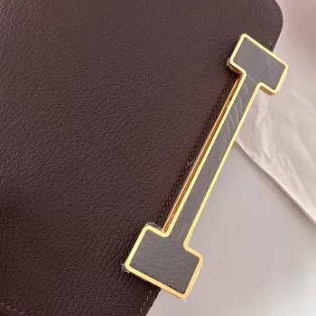 Hermes Geta Handmade Bag In Rouge Sellier Chevre Mysore Leather