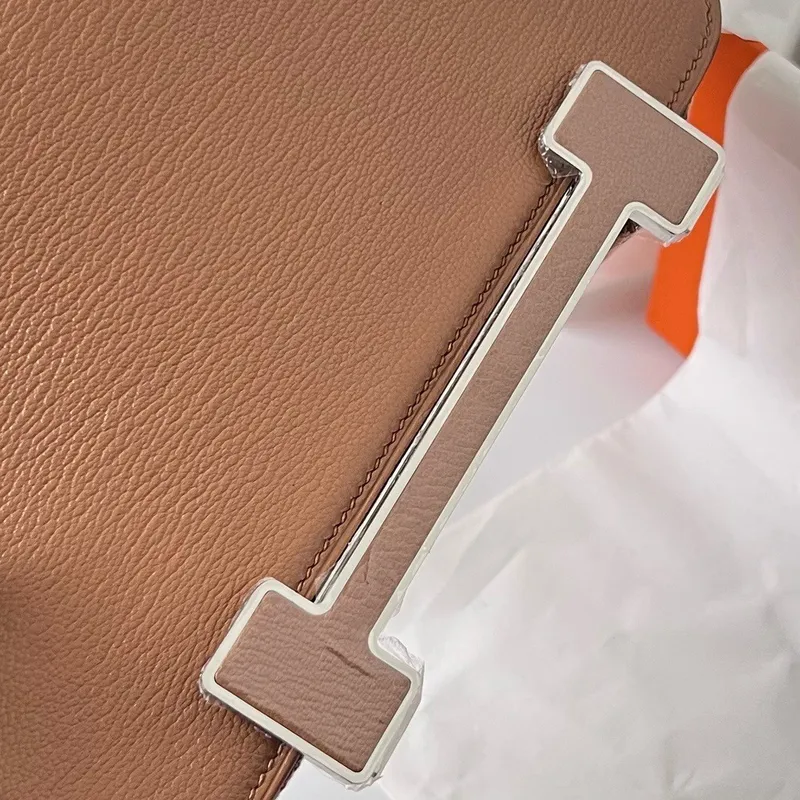 Hermes Geta Handmade Bag In Quebracho Chevre Mysore Leather