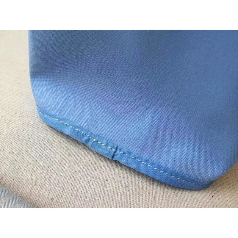 Hermes Cabag Elan Bag In Celeste Canvas