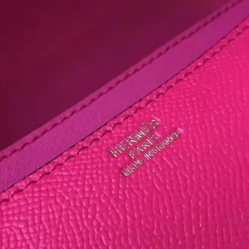 Hermes Red Constance MM 24cm Epsom Leather Bag