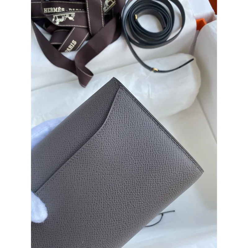 Hermes Constance To Go Wallet in Etain Epsom Calfskin