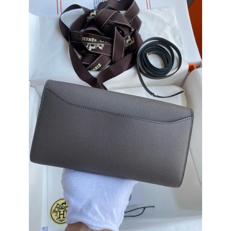Hermes Constance To Go Wallet in Etain Epsom Calfskin