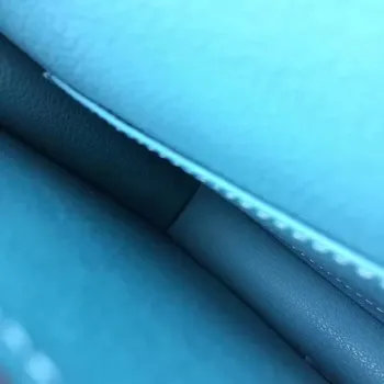 Hermes Blue Atoll Constance MM 24cm Epsom Leather Bag