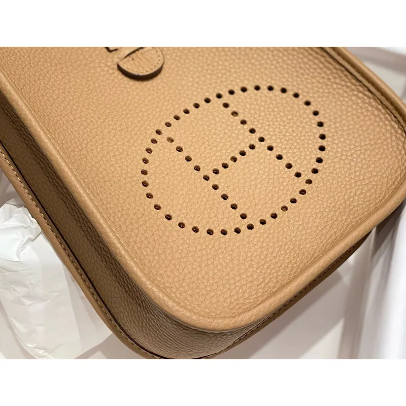 Hermes Evelyne III TPM Bag In Chai Clemence Leather
