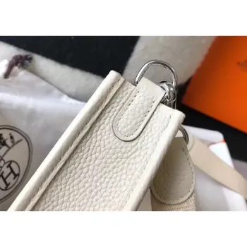 Hermes Evelyne III TPM Bag In Beton Clemence Leather
