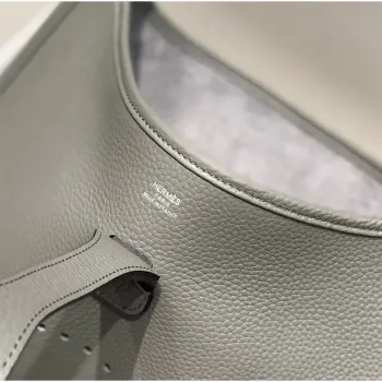 Hermes Evelyne III 29 Bag in Gris Meyer Clemence Leather