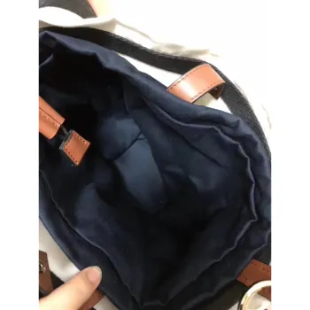 Hermes Grooming Bucket Bag In White Canvas