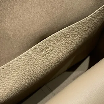 Hermes Halzan 25 Bag in Trench Clemence Leather