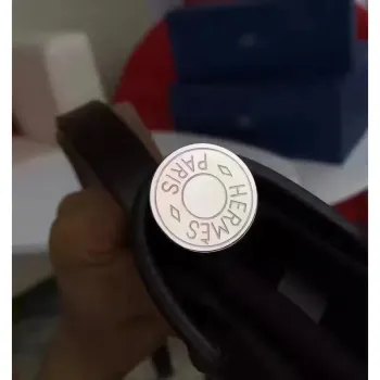 Hermes Herbag Zip PM 31cm Bag In Black Canvas