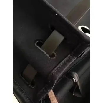 Hermes Herbag Zip PM 31cm Bag In Black Canvas