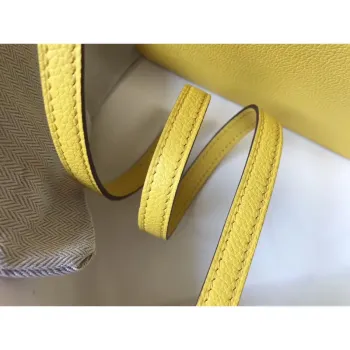 Hermes Mini Sac Roulis 18cm Bag In Yellow Evercolor Calfskin