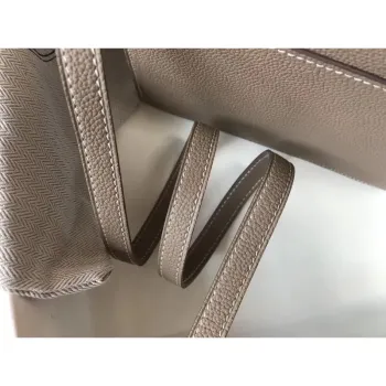 Hermes Mini Sac Roulis 18cm Bag In Grey Evercolor Calfskin