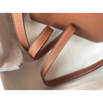 Hermes Mini Sac Roulis 18cm Bag In Brown Evercolor Calfskin