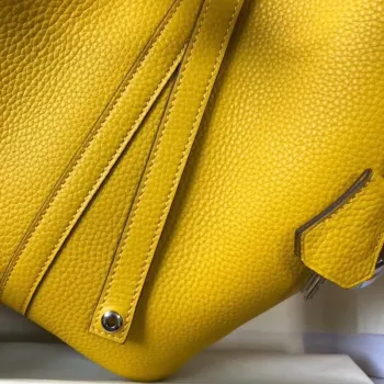 Hermes Picotin Lock 22 Bag In Yellow Clemence Leather