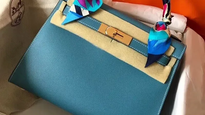 Hermes Blue Jean Epsom Kelly 28cm — Timeless Handmade Luxury