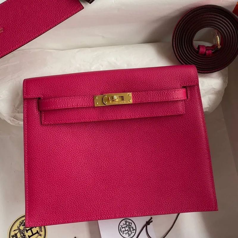 Kelly Danse II Bag In Rose Mexico Evercolor Calfskin