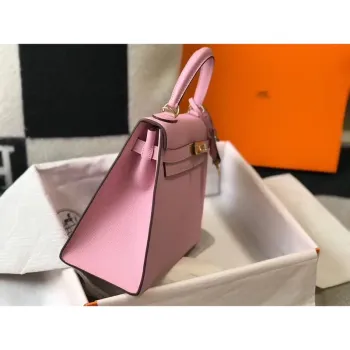 Hermes Pink Epsom Kelly 32cm Sellier Bag