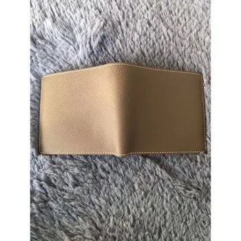 Hermes Taupe MC2 Copernic Compact Wallet
