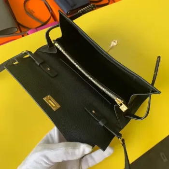 Kelly Classique To Go Wallet In Black Epsom Calfskin