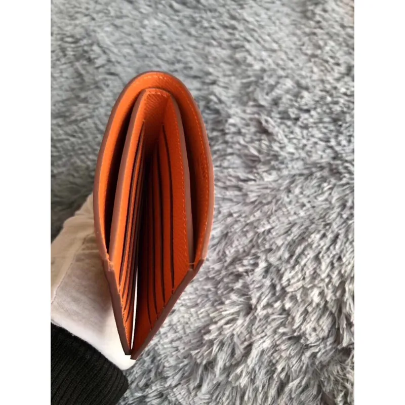 Hermes Orange MC2 Copernic Compact Wallet