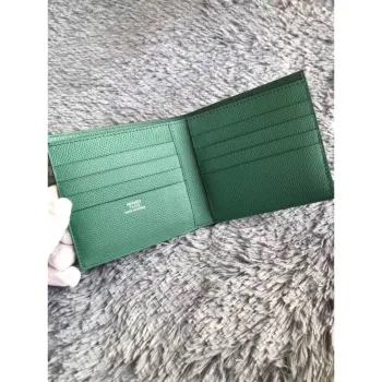 Hermes Green MC2 Copernic Compact Wallet