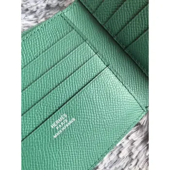 Hermes Green MC2 Copernic Compact Wallet