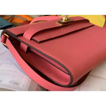 Kelly Classique To Go Wallet In Rose Lipstick Epsom Calfskin