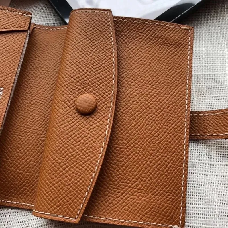 Hermes Bearn Mini Wallet In Gold  Epsom Leather