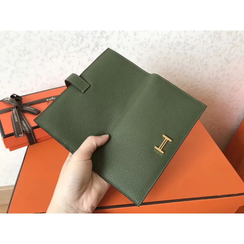 Hermes Canopee Clemence Bearn Gusset Wallet