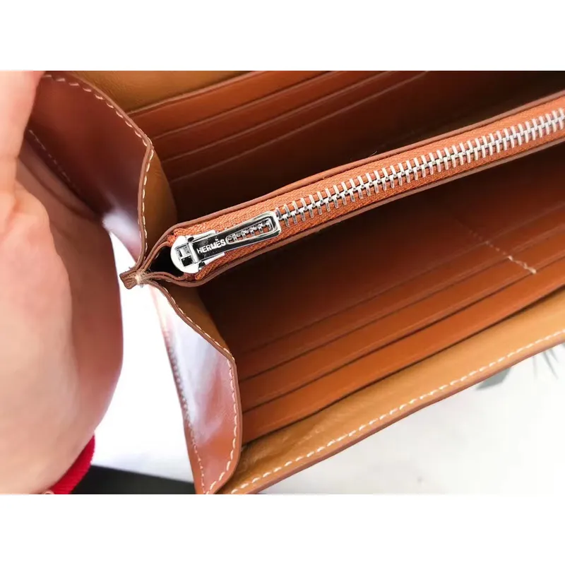Hermes Gold Swift Constance Long Wallet