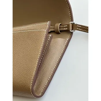 Hermes Constance To Go Wallet in Taupe Epsom Calfskin