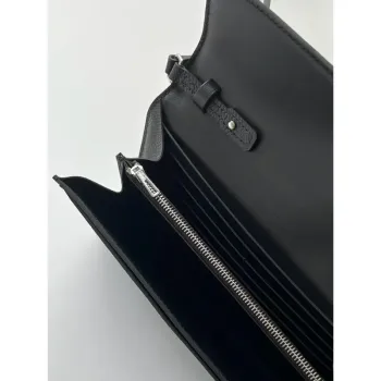 Hermes Constance To Go Wallet in Black Epsom Calfskin