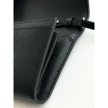 Hermes Constance To Go Wallet in Black Epsom Calfskin