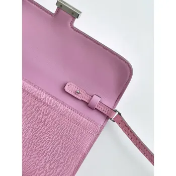 Hermes Constance To Go Wallet in Mauve Sylvestre Epsom Calfskin