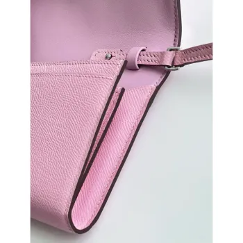 Hermes Constance To Go Wallet in Mauve Sylvestre Epsom Calfskin